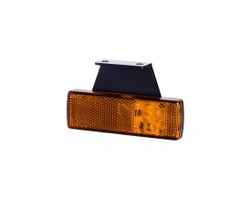 LD 456P Габаритно-контурный фонарь HOR 41 3 LED с отражателем с кронштейном оранжевый правый 2функции: габарит боковой/светоотражатель 5456 LD 456P Габаритно-контурный фонарь HOR 41 3 LED с отражателем с кронштейном оранжевый правый 2функции: габарит боковой/светоотражатель 5456